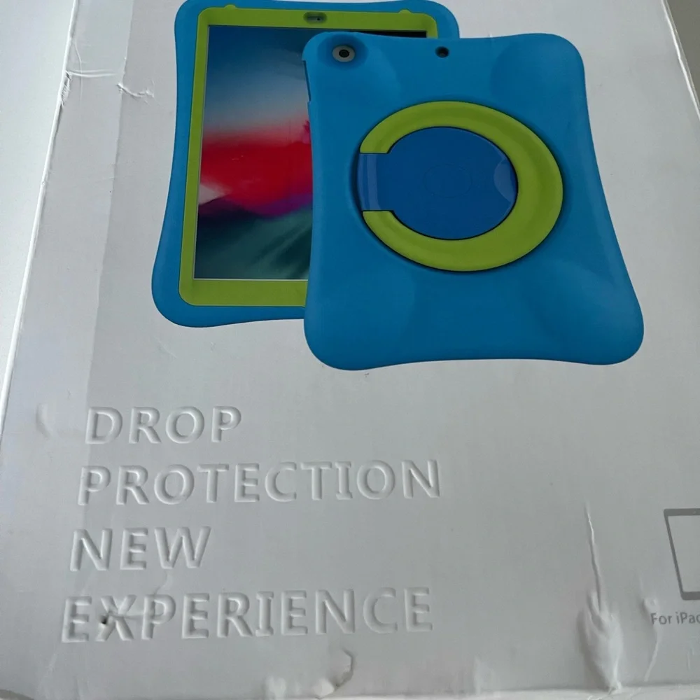 Kids EVA iPad Case (Blue+Green)